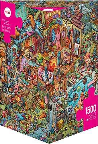 Heye Fun With Friends, Tiurina 1500 Teile Puzzle, Silver, Zilver von Heye