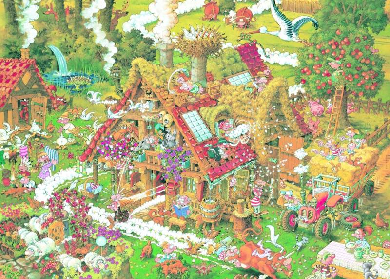 Heye Funny Farm 1000 Teile Puzzle Heye-29989 von Heye