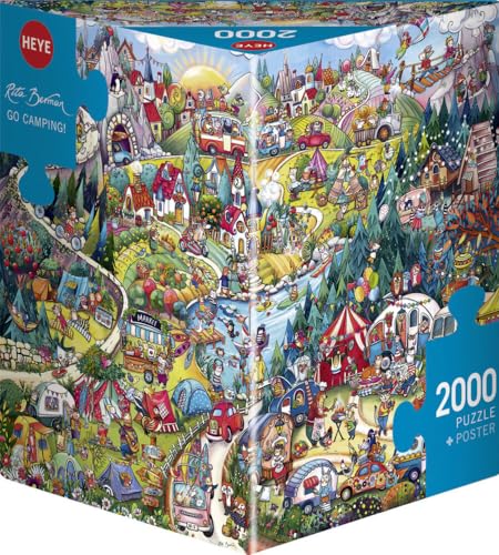 Heye Go Camping, Berman 2000 Teile Puzzle, Yellow von Heye