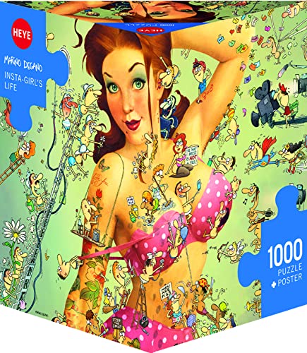 Heye Insta-Girl's Life Puzzle, Yellow von Heye