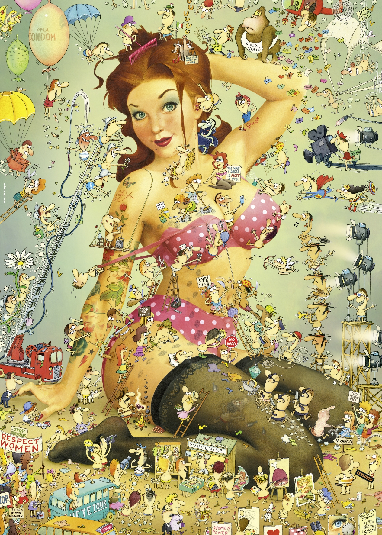 Heye Insta Girls Life 1000 Teile Puzzle Heye-29992 von Heye