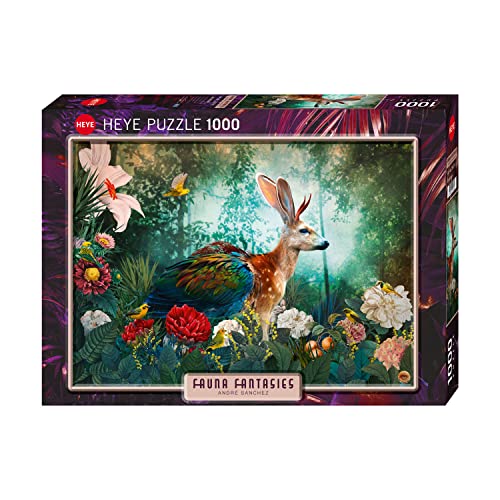 Heye Jackalope Puzzle, Silver von Heye