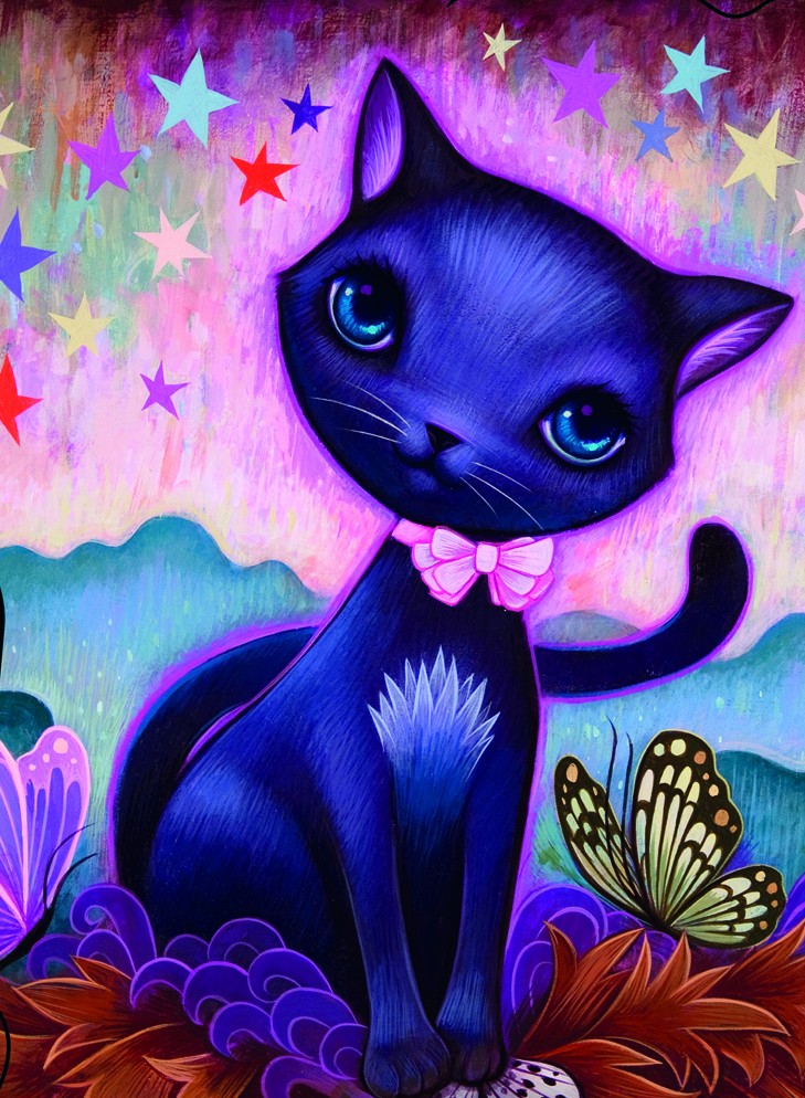 Heye Jeremiah Ketner: Black Kitty 1000 Teile Puzzle Heye-29687 von Heye