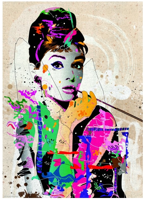 Heye Johnny Cheuk: Audrey 1000 Teile Puzzle Heye-29684 von Heye