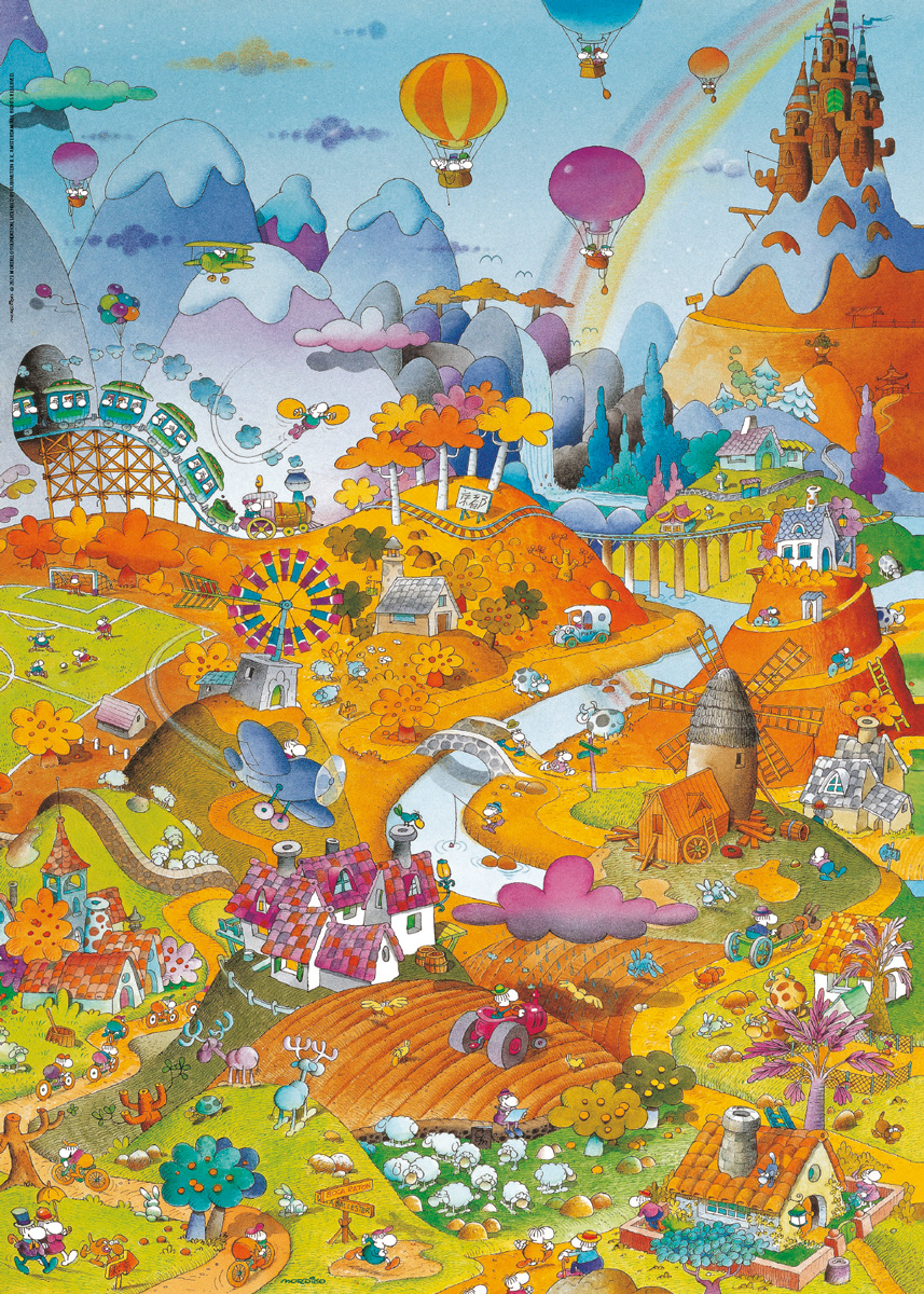 Heye Mordillo - Idyll by The Field 1000 Teile Puzzle Heye-29986 Heye Mordillo - Idyll by The Field 1000 Teile Puzzle Heye-29986 von Heye
