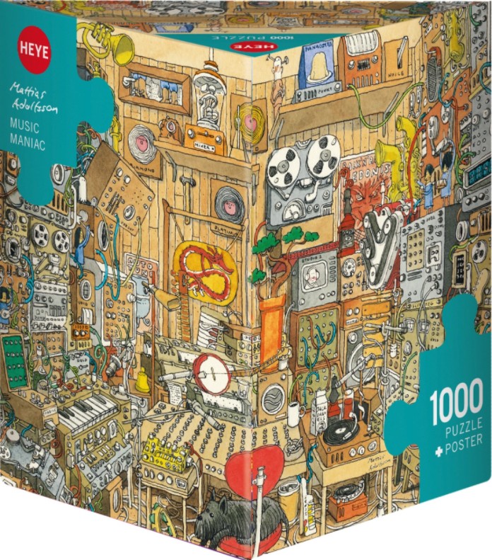 Heye Music Maniac 1000 Teile Puzzle Heye-29928 von Heye