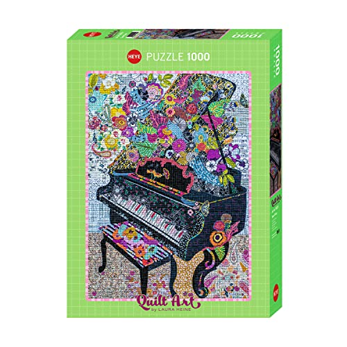 Heye Piano 1000 Teile Amerikanisch Kunstpuzzle, Silver, 50 x 70 cm von Heye