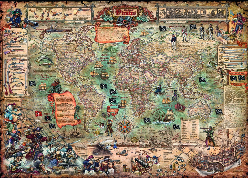 Heye Pirate World 2000 Teile Puzzle Heye-29847 Heye Pirate World 2000 Teile Puzzle Heye-29847 von Heye