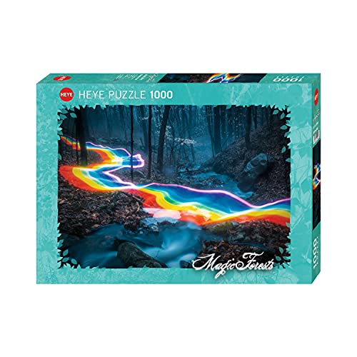 Heye Rainbow Road 1000 Teile Puzzle, Teal/Turquoise Green von Heye