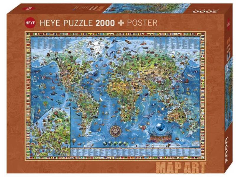 Heye Rajko Zigic - Amazing World 2000 Teile Puzzle Heye-29846 von Heye