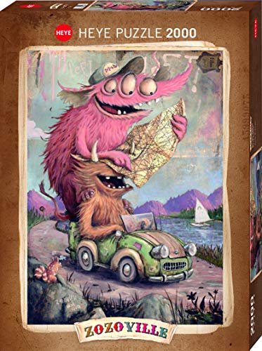 Heye Road Trippin´, Zozoville 2000 Teile Puzzles, Multicolor von Heye