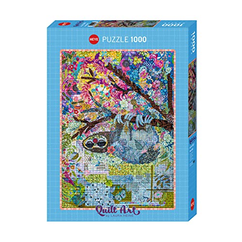 Heye Sloth 1000 Teile Kunstpuzzle, Silver, 50 x 70 cm von Heye