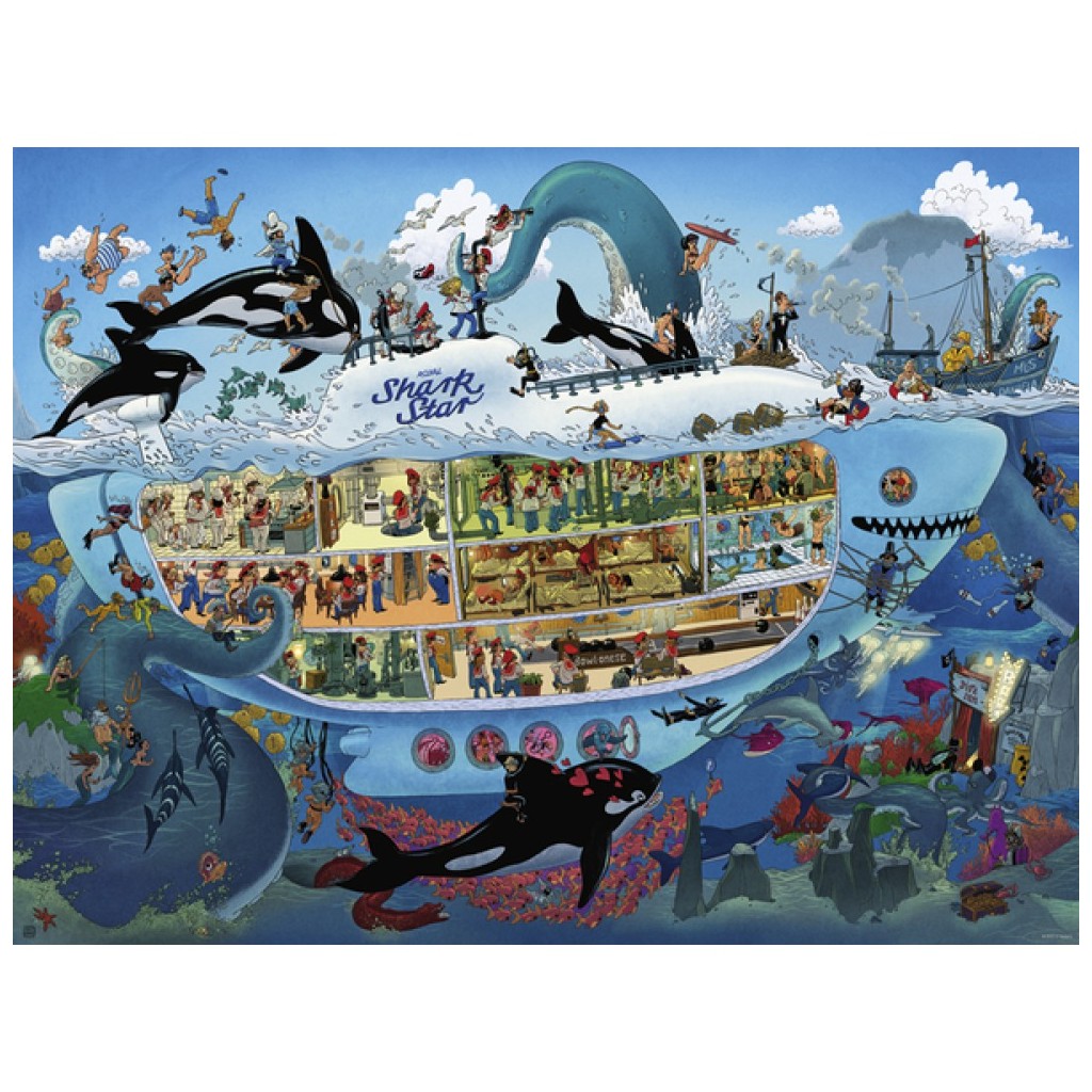 Heye Cartoon Triangular - Submarine Fun 1500 Teile Puzzle Heye-29925 Heye Cartoon Triangular - Submarine Fun 1500 Teile Puzzle Heye-29925 von Heye