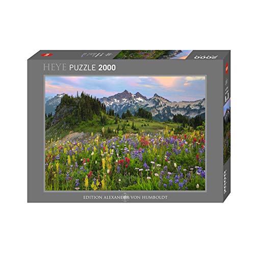 Heye Tatoosh Mountains Puzzle, White von Heye