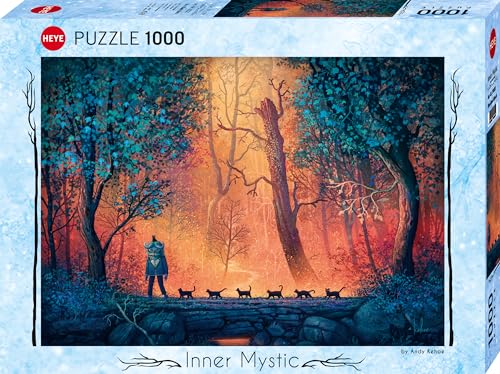 Heye Woodland March Klassisches Puzzle, Teal/Turquoise Green von Heye