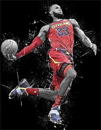 1000 Piece Puzzle,Basketball Player 23 Art Posters,Bunt Abstrakt Puzzle,Familie Dekompression Erwachsene Spiel Tr238Gf von HfmQuisutron