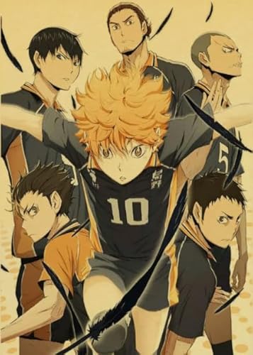 1000 Teile Puzzle - Japanese Animes Haikyuu - Colorful Poster Art Puzzle - Children's Toys Educational Games Gifts Zy55Qk von HfmQuisutron