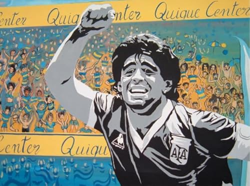 1000 Teile Puzzles - Argentine Soccer Player Dmaradona - Abstract Poster Jigsaw - Adult Family Fun Toys Gifts Zy106Qk von HfmQuisutron