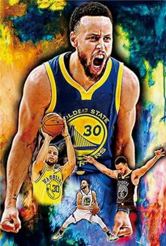 Basketball Player 30 Picture,Puzzles 1000 Teile,Erwachsene Stressabbau Spiel Kunst Bild,Abstract Art Puzzle,Familie Stress Relief Spielzeug Ya94Qn von HfmQuisutron