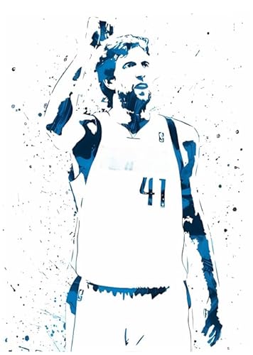 HfmQuisutron 1000 Stück Puzzle, Basketball Player Nowitzkis,Poster Art Puzzle,Irregular Puzzle Stück,Erwachsene Children's Lehrreich Spielzeug Fc632Pj von HfmQuisutron