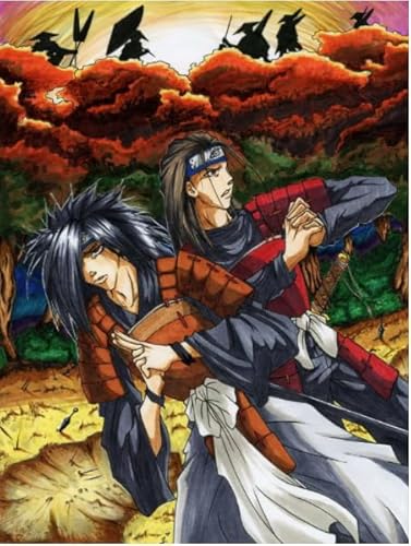 HfmQuisutron Holzpuzzle 1000 Teile Japanisch Klassisch Anime Hokage Und Madara Poster Erwachsene Dekompression Spielzeug Kw140Zt von HfmQuisutron