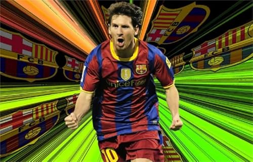 HfmQuisutron Jigsaw Puzzle 1000 Pieces Football Player 10 Posters Colorful Ability Game for The Whole Family Adult Wd354Tr von HfmQuisutron