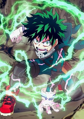 HfmQuisutron Jigsaw Puzzle 1000 Pieces Midoriya Classic Japanese Anime Posters for Adult Toy Stress Relief Game Wj338Zp von HfmQuisutron