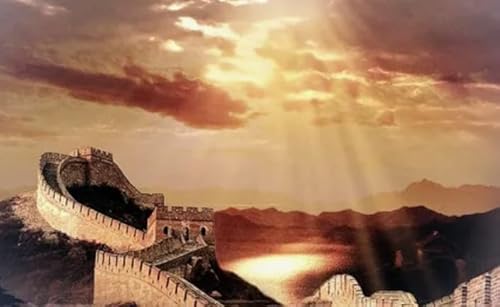 HfmQuisutron Jigsaw Puzzle 1000 Stück China Scenery Great Wall Posters Buntes Geschicklichkeitsspiel Für Die Ganze Familie Erwachsene Xy302Tk von HfmQuisutron