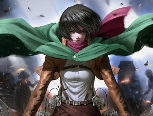 HfmQuisutron Jigsaw Puzzle 1000 Stück Japanische Abenteuer Anime Eren.Jaeger Poster für Spaß Erwachsene Holzpuzzle Lernspielzeug Geschenk Pq39Ay von HfmQuisutron