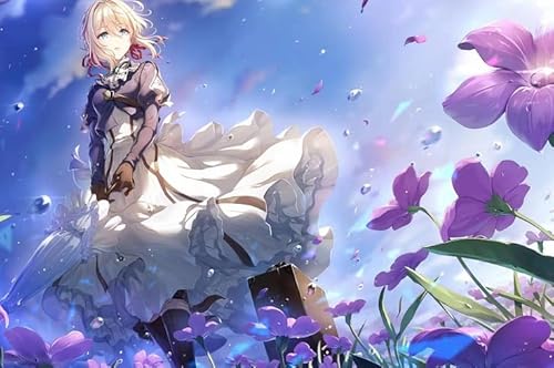 HfmQuisutron Jigsaw Puzzle 1000 Teile Heilung Inspirierende Animation Violet.Evergarden Holzspielzeug Für Erwachsene Und Kinder Stressabbau Spiel Fd69Zp von HfmQuisutron