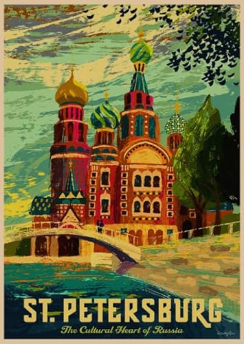 HfmQuisutron Jigsaw Puzzle 1000 Teile St.Petersburg Landschaft Reise Poster Für Puzzle Home Stressabbau Spiel Xy267Tk von HfmQuisutron