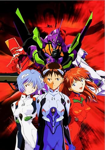 HfmQuisutron Puzzle 1000 Stück Japanisch Klassisch Anime Eva Poster Holz Dekompression Spiel für Erwachsene Spielzeug Geschenk Fy7Kq von HfmQuisutron