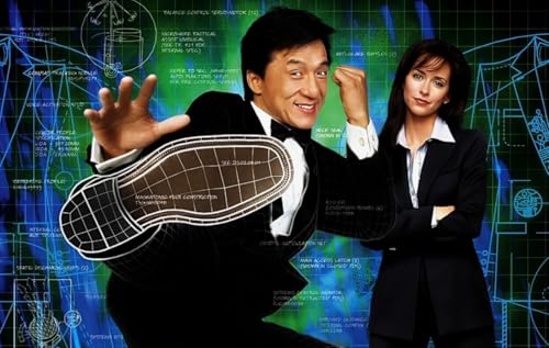 HfmQuisutron Puzzle 1000 Teile Aus Holz Jackie Chan Action Comedy Film Poster Für Erwachsene Spiele Lernspielzeug Qp106Za von HfmQuisutron