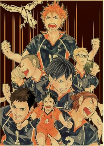 HfmQuisutron Puzzle 1000 Teile Japanisch Klassisch Volleyball Anime Poster Holz Dekompression Spiel Für Erwachsene Spielzeug Kw19Zt von HfmQuisutron