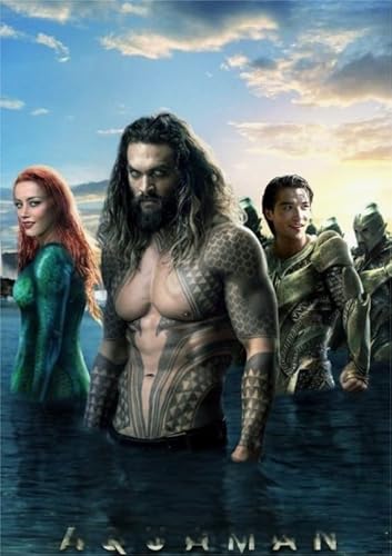 HfmQuisutron Puzzle 1000 Teile Klassischer Film Momoa Poster Buntes Geschicklichkeitsspiel Für Die Ganze Familie Erwachsene Xy275Tk von HfmQuisutron