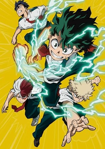 HfmQuisutron Puzzle 1000 Teile Klassisches Anime Midoriya My Academia Poster Buntes Geschicklichkeitsspiel Für Die Ganze Familie Erwachsene Xy438Tk von HfmQuisutron