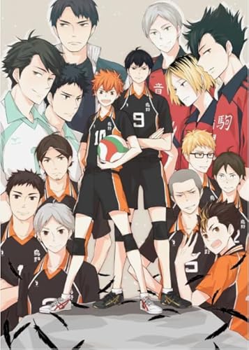 HfmQuisutron Puzzles 1000 Stück Japanese Animes Haikyuu!! Posters for Erwachsene Familie Dekompression Spielzeug Fc148Pj von HfmQuisutron