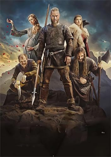 Hfmquisutron Jigsaw Puzzle 1000 Teile Ragnar.Lothbrok Action Historische Filme Poster Für Spaß Erwachsene Holzpuzzle Spielzeug Rt71Ha von HfmQuisutron