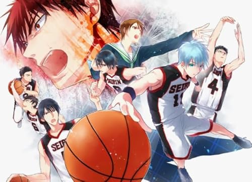 Japanese Animes Kuroko's Basketball Posters,Puzzle 1000 Teile,Lernspielzeug Für Kinder,Bunt,Unregelmäßiges Puzzle,Wand Kunst Dekoration Jq20Px von HfmQuisutron