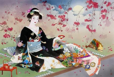 Japanese Geishas,Puzzles 1000 Stück,Bunt,Impossible Personalised Puzzle, Elderly Family Stress Relief Game,Lernspielzeug Für Kinder,Wand Kunst Dekoration Xd114Zs von HfmQuisutron