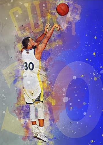 Puzzle 1000 Teile - Basketball Player Stephen.C - Abstrakte Poster-Kunst-Puzzle - Spielzeug Zum Stressabbau Für Erwachsene Und Familien Zy130Qk von HfmQuisutron