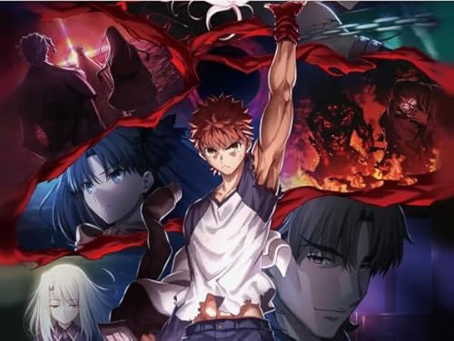 Puzzle 1000 Teile - Japanese Animes Shirou Emiya Night - Art Poster Puzzle - Kinder Pädagogisches Spielzeug Geschenk Zy152Qk von HfmQuisutron