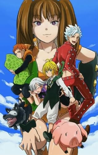 Puzzles 1000 Stück - Japanese Anime Meliodas Puzzle - Lustiges Lernspielzeug Für Erwachsene - Unregelmäßige Puzzle Teile Sq6Zp von HfmQuisutron