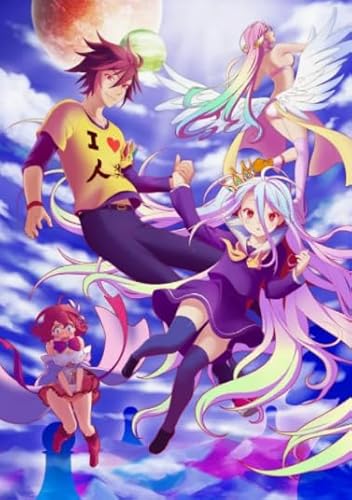 Puzzles 1000 Stück - No Game No Life Poster Jigsaw - Erwachsene Dekompression Spiel Kunst Plakate - Kinder-Puzzle-Spielzeug Sq26Zp von HfmQuisutron