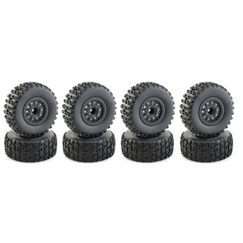 Hfourhnik 8 Stück 112 mm 1/10 Short Course Truck Reifen Rad mit 12 mm Sechskant für Slash Arrma SENTON VKAR 10SC RC Car von Hfourhnik