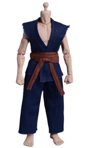 HiPlay 1/12 Scale Figure Doll Clothes: Dark Blue Combat Suit & Brown Belt for 6-inch Collectible Action Figure von HiPlay