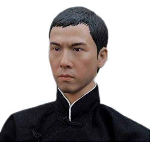 HiPlay 1/6 Scale Asian Male Figure Head Sculpt, Asian Handsome Men Tough Guy, Doll Head for 12 inch Action Figure TBLeague/Phicen HS014 (A) von HiPlay