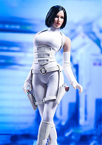 HiPlay 1/6 Scale Figure Doll Clothes, Bodysuit Full Set, Outfit Costume for 12 inch Female Action Figure Phicen/TBLeague CM096(White) von HiPlay