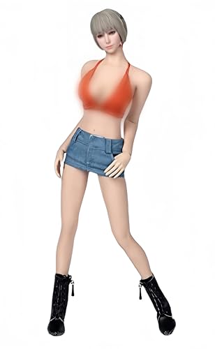 HiPlay 1/6 Scale Figure Doll Clothes, Hot Girl Suit, Tight-Fitting Top+Shorts Outfit Costume for 12 inch Female Action Figure Phicen/TBLeague CM227(TCT-026B) von HiPlay