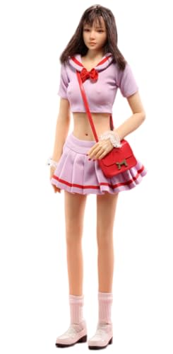 HiPlay 1/6 Scale Figure Doll Clothes: Purple Student Skirt Uniform for 12-inch Collectible Action Figure JO23X-10E HiPlay 1/6 Scale Figure Doll Clothes: Purple Student Skirt Uniform for 12-inch Collectible Action Figure JO23X-10E von HiPlay